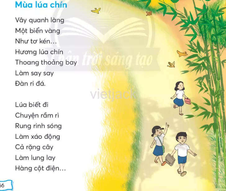 Tiếng Việt lớp 2 Bài 3: Mùa lúa chín trang 66, 67, 68 - Chân trời Bai 3 Mua Lua Chin 1