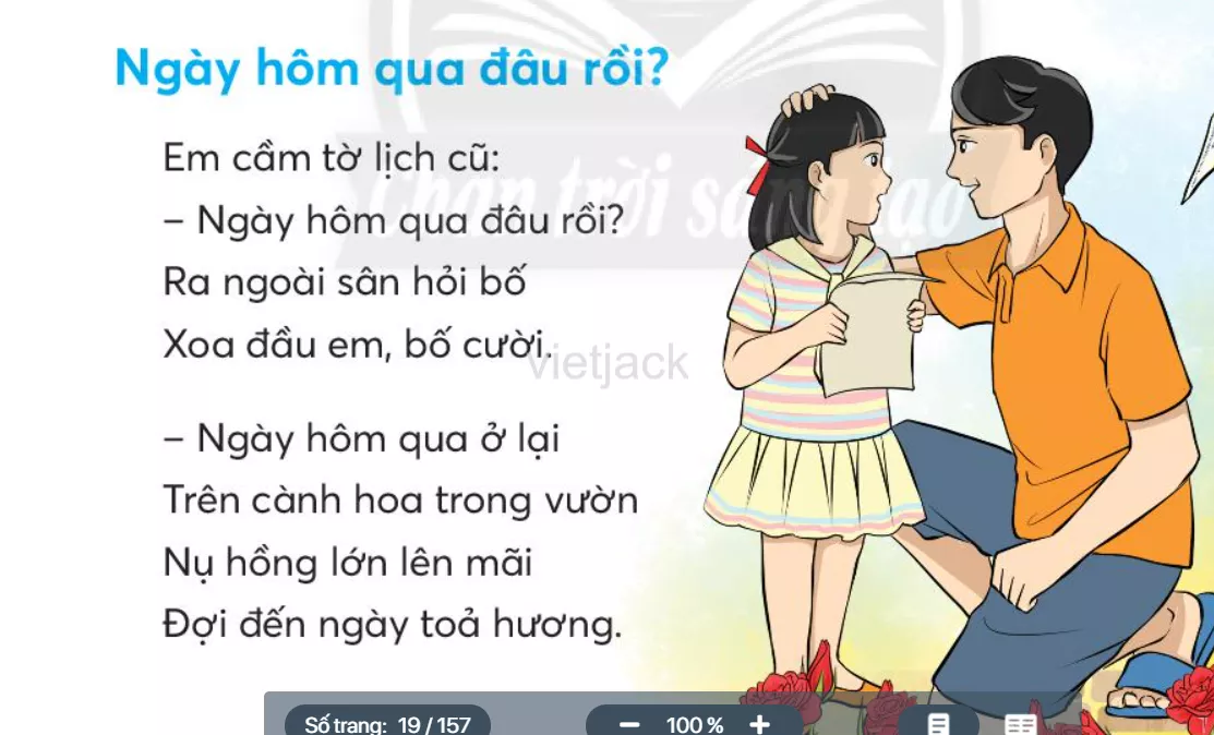 Tiếng Việt lớp 2 Bài 3: Ngày hôm qua đâu rồi? trang 18, 19, 20 - Chân trời Bai 3 Ngay Hom Qua Dau Roi 2