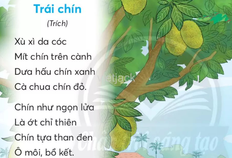 Tiếng Việt lớp 2 Bài 3: Trái chín trang 50, 51, 52 - Chân trời Bai 3 Trai Chin 1