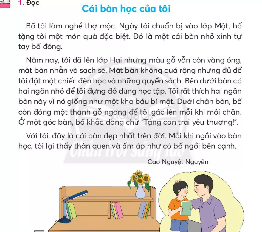 Tiếng Việt lớp 2 Bài 4: Cái bàn học của tôi trang 93, 94, 95, 96, 97 - Chân trời Bai 4 Cai Ban Hoc Cua Toi 2