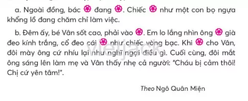 Tiếng Việt lớp 2 Bài 4: Người lặn tò he trang 141, 142, 143, 144, 145 - Chân trời Bai 4 Nguoi Lan To He 7