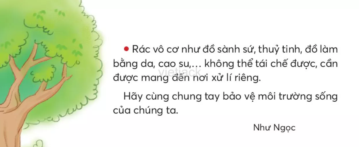 Tiếng Việt lớp 2 Bài 5: Bạn biết phân loại rác không trang 130, 131, 132 - Chân trời Bai 5 Ban Biet Phan Loai Rac Khong 2