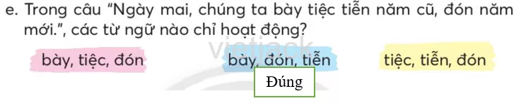 Tiếng Việt lớp 2 Đánh giá cuối học kì 1 trang 151, 152, 153, 154 - Chân trời Danh Gia Cuoi Hoc Ki 1 6