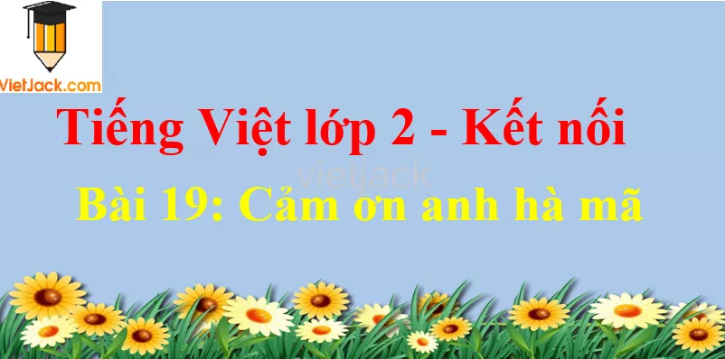 Giải Tiếng Việt lớp 2 Tập 2 Bài 19: Cảm ơn anh hà mã Bai 19 Cam On Anh Ha Ma