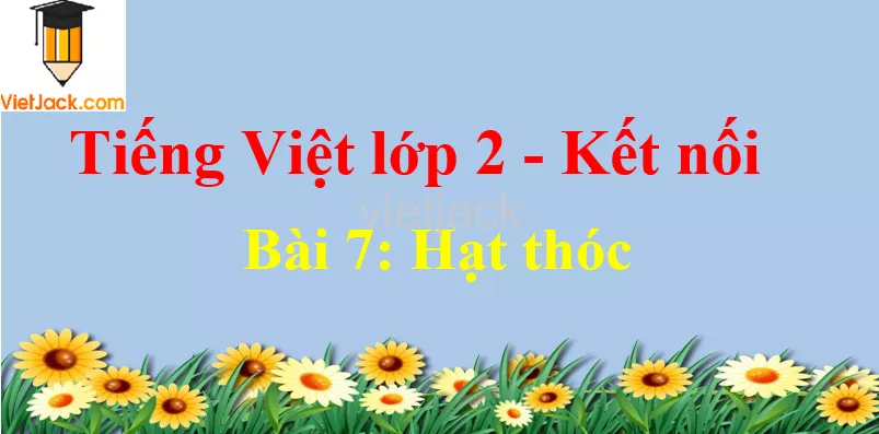 Giải Tiếng Việt lớp 2 Tập 2 Bài 7: Hạt thóc Bai 7 Hat Thoc