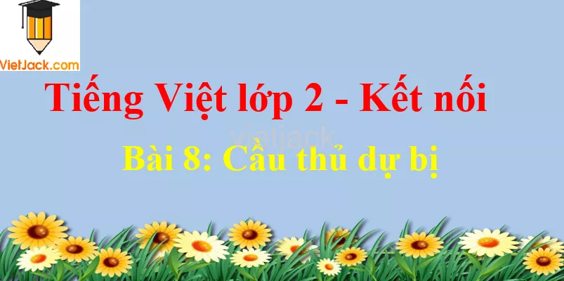Giải Tiếng Việt lớp 2 Tập 1 Bài 8: Cầu thủ dự bị Bai 8 Cau Thu Du Bi