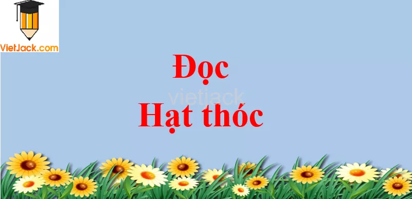 Hạt thóc trang 31 - 32 Tiếng Việt lớp 2 Tập 2 Doc Hat Thoc Trang 31 32