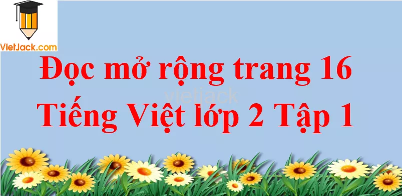 Đọc mở rộng trang 16 Tiếng Việt lớp 2 Tập 1 Doc Mo Rong Trang 16