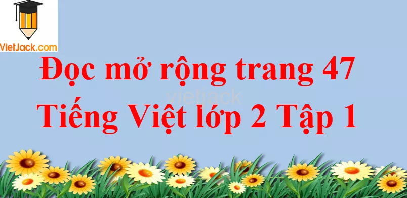 Đọc mở rộng trang 47 Tiếng Việt lớp 2 Tập 1 Doc Mo Rong Trang 47