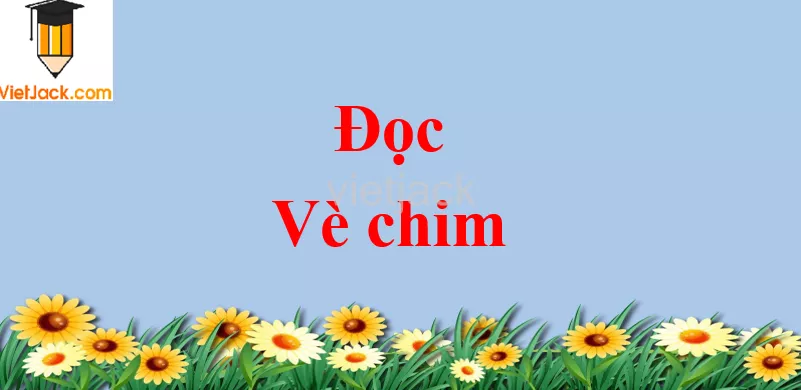 Vè chim trang 39 - 40 Tiếng Việt lớp 2 Tập 2 Doc Ve Chim Trang 39 40