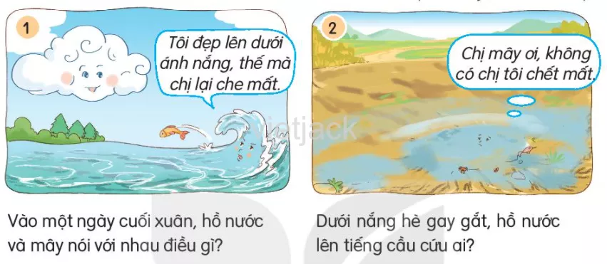 Kể chuyện Hồ nước và mây trang 18 Noi Va Nghe Ke Chuyen Ho Nuoc Va May Trang 18 38613