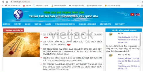 Em hãy mở trình duyệt web có trên máy tính để xem dự báo thời tiết ngày mai  Luyen Tap Trang 37 Tin Hoc Lop 6 Canh Dieu