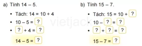 Toán lớp 2 - tập 1 - Bài 11 Bai 11 Phep Tru Qua 10 Trong Pham Vi 20 30514