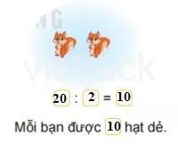 Toán lớp 2 - tập 2 - Bài 41 Bai 41 Phep Chia 31978