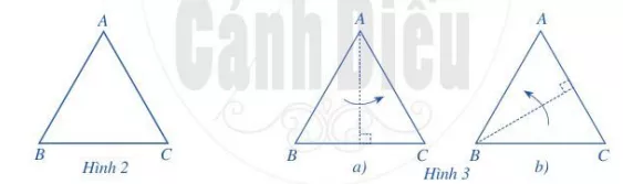 Với tam giác đều ABC như ở Hình 2, thực hiện hoạt động sau Hoat Dong 2 Trang 93 Toan Lop 6 Tap 1 Canh Dieu 1