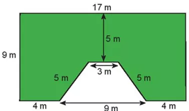 Tính diện tích và chu vi các hình được tô màu sau Bai 2 Trang 91 Toan Lop 6 Tap 1 Chan Troi 4