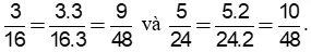 Quy đồng mẫu số các phân số sau (có sử dụng bội chung nhỏ nhất) Bai 3 Trang 43 Toan Lop 6 Tap 1 Chan Troi 2