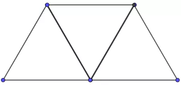 Cắt ba hình tam giác đều cạnh 4 cm rồi ghép lại thành một hình thang cân Bai 8 Trang 86 Toan Lop 6 Tap 1 Chan Troi 2