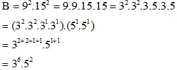 Hãy phân tích các số A, B ra thừa số nguyên tố: A = 4^2.6^3 A Bai 2 26 Trang 43 Toan Lop 6 Tap 1 Ket Noi Tri Thuc 2