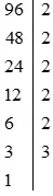 Cho hai số a = 72 và b = 96 a) Phân tích a và b ra thừa số nguyên tố A Bai 2 33 Trang 48 Toan Lop 6 Tap 1 Ket Noi Tri Thuc 2