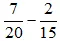 Thực hiện các phép tính sau: a) 7/11 + 5/7 b) 7/20 - 2/15 A Bai 2 44 Trang 53 Toan Lop 6 Tap 1 Ket Noi Tri Thuc B