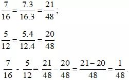 Quy đồng mẫu các phân số sau: a) 5/12 và 7/15 b) 2/7; 4/9 và 7/12 A Luyen Tap 3 Trang 53 Toan Lop 6 Tap 1 Ket Noi Tri Thuc 4