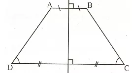 Hãy chỉ ra trục đối xứng của hình thang cân Bai 5 1 Trang 102 Toan Lop 6 Tap 1 Ket Noi Tri Thuc 2