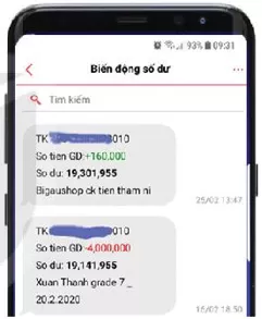 Ông M nhận được hai tin nhắn từ một ngân hàng với nội dung như sau Van Dung 1 Trang 59 Toan Lop 6 Tap 1 Ket Noi Tri Thuc