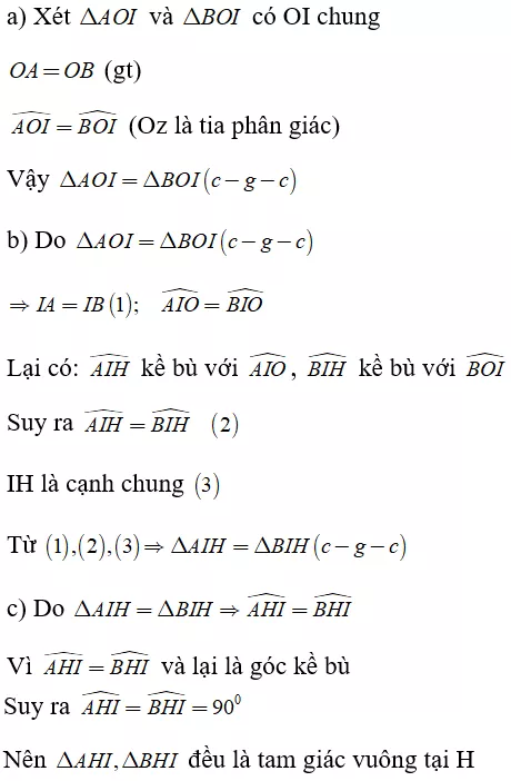 Toán lớp 7 | Lý thuyết - Bài tập Toán 7 có đáp án Bai 4 Truong Hop Bang Nhau Thu Hai Cua Tam Giac Canh Goc Canh 2