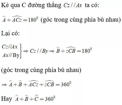 Toán lớp 7 | Lý thuyết - Bài tập Toán 7 có đáp án Bai 5 Tien De O Clit Ve Duong Thang Song Song 1