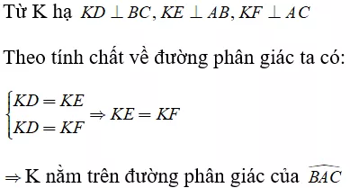 Toán lớp 7 | Lý thuyết - Bài tập Toán 7 có đáp án Bai 5 Tinh Chat Tia Phan Giac Cua Mot Goc 2