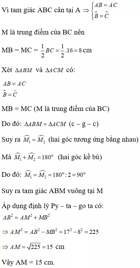 Toán lớp 7 | Lý thuyết - Bài tập Toán 7 có đáp án Bai 7 Dinh Li Pi Ta Go 4