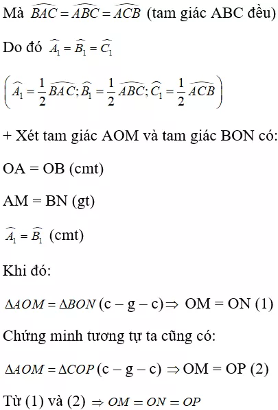 Toán lớp 7 | Lý thuyết - Bài tập Toán 7 có đáp án Bai 8 Tinh Chat Ba Duong Trung Truc Cua Tam Giac 7