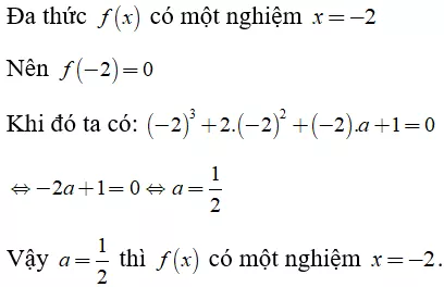 Toán lớp 7 | Lý thuyết - Bài tập Toán 7 có đáp án Bai 9 Nghiem Cua Da Thuc Mot Bien 1