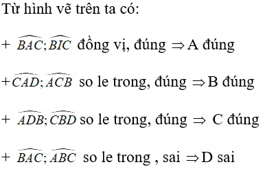 Toán lớp 7 | Lý thuyết - Bài tập Toán 7 có đáp án Bai Tap Cac Goc Tao Boi Mot Duong Thang Cat Hai Duong Thang 11