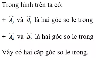 Toán lớp 7 | Lý thuyết - Bài tập Toán 7 có đáp án Bai Tap Cac Goc Tao Boi Mot Duong Thang Cat Hai Duong Thang 8