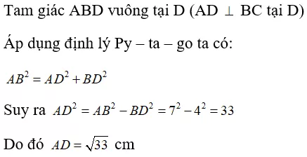 Toán lớp 7 | Lý thuyết - Bài tập Toán 7 có đáp án Bai Tap Dinh Li Pi Ta Go 1