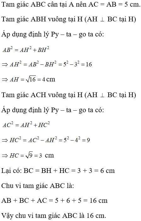 Toán lớp 7 | Lý thuyết - Bài tập Toán 7 có đáp án Bai Tap Dinh Li Pi Ta Go 3