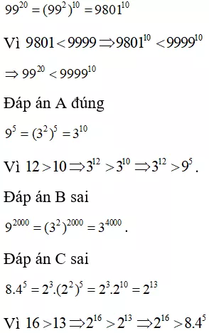 Toán lớp 7 | Lý thuyết - Bài tập Toán 7 có đáp án Bai Tap Luy Thua Cua Mot So Huu Ti Tiep 8