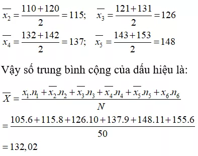 Toán lớp 7 | Lý thuyết - Bài tập Toán 7 có đáp án Bai Tap So Trung Binh Cong 2