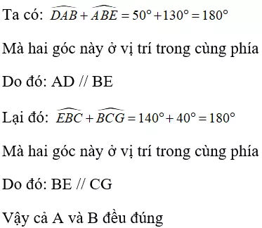 Toán lớp 7 | Lý thuyết - Bài tập Toán 7 có đáp án Bai Tap Tien De O Clit Ve Duong Thang Song Song 1