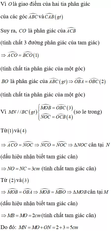 Toán lớp 7 | Lý thuyết - Bài tập Toán 7 có đáp án Bai Tap Tinh Chat Ba Duong Phan Giac Cua Tam Giac 7