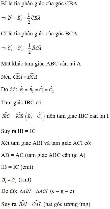 Toán lớp 7 | Lý thuyết - Bài tập Toán 7 có đáp án Bai Tap Tinh Chat Ba Duong Trung Truc Cua Tam Giac 5