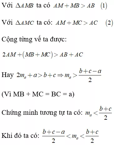 Toán lớp 7 | Lý thuyết - Bài tập Toán 7 có đáp án Bai Tap Tinh Chat Ba Duong Trung Tuyen Cua Tam Giac 9