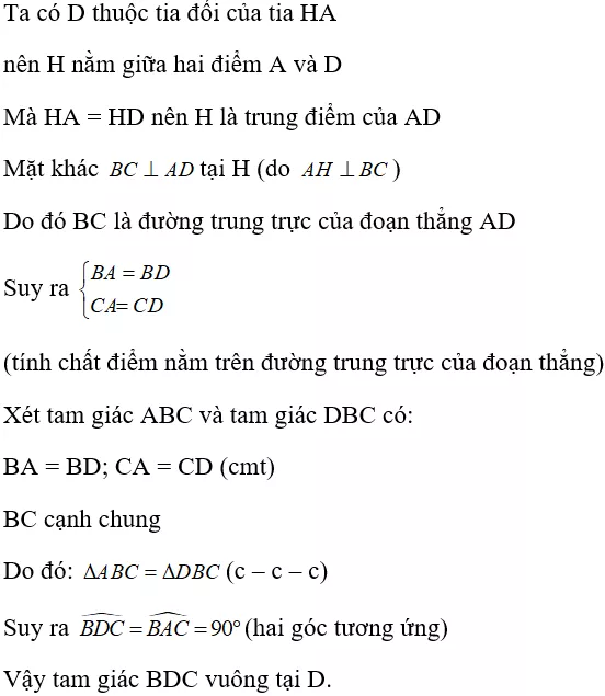 Toán lớp 7 | Lý thuyết - Bài tập Toán 7 có đáp án Bai Tap Tinh Chat Duong Trung Truc Cua Mot Doan Thang 6