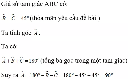 Toán lớp 7 | Lý thuyết - Bài tập Toán 7 có đáp án Bai Tap Tong Ba Goc Cua Mot Tam Giac 5