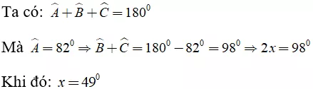 Toán lớp 7 | Lý thuyết - Bài tập Toán 7 có đáp án Bai Tap Tong Ba Goc Cua Mot Tam Giac