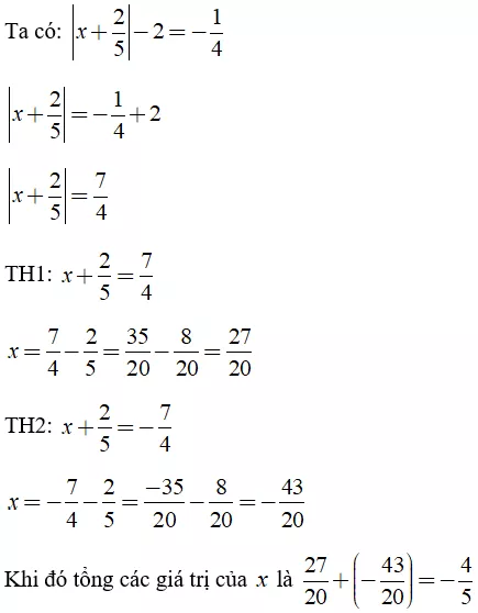 Trắc nghiệm Chương 1 Đại Số 7 (Phần 1) - Bài tập Toán lớp 7 chọn lọc có đáp án, lời giải chi tiết Bai Tap Tong Hop Chuong 1 Phan 1 34