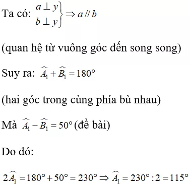 Toán lớp 7 | Lý thuyết - Bài tập Toán 7 có đáp án Bai Tap Tu Vuong Goc Den Song Song 3