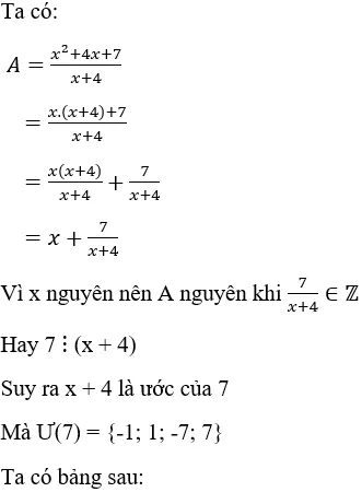 Cách giải bài tập Tìm x để biểu thức nguyên cực hay, chi tiết | Toán lớp 7 Cach Giai Bai Tap Tim X De Bieu Thuc Nguyen Cuc Hay A17